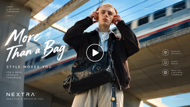 高质感TVC宣传片—潮流包包